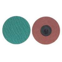 Quick-Change Discs, 3" Dia., 36 Grit, Zirconia Alumina Auto-Cam