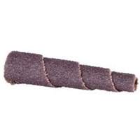 ALO Spiral Cartridge Roll, 60 Grit, 1" Dia., Aluminum Oxide, 2" L, 3/16" Arbor Auto-Cam