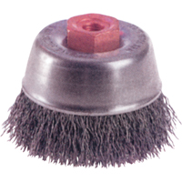 Crimped Wire Cup Brushes - High Speed Small Grinder Auto-Cam