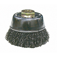 Crimped Wire Cup Brushes - High Speed Small Grinder Auto-Cam