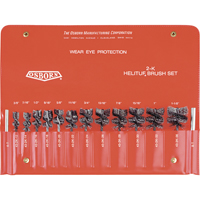 Ensemble de brosses internes &agrave; fils m&eacute;talliques ondul&eacute;s HeliTuf Auto-Cam