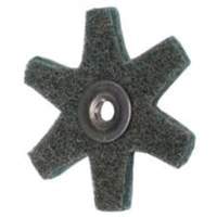 Abrasotex Surface Preparation Star, 2" Dia., Very Fine Grit, Aluminum Oxide Auto-Cam