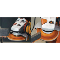 Disque &agrave; lamelles Enduro-Flex, 4-1/2" x 5/8"-11, Type 27, Grain 40, Alumine de zirconium Auto-Cam