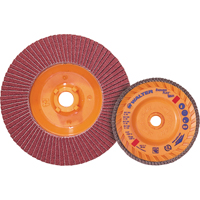 Enduro-Flex Stainless Flap Disc, 4-1/2" x 5/8"-11, Type 27, 40 Grit, Zirconia Alumina Auto-Cam