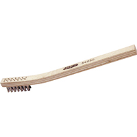 Small Cleaning Scratch Brush, Stainless Steel, 3" x 7" Wire Rows, 7-1/2" Long Auto-Cam