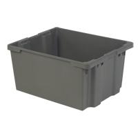 Contenants Stack-N-Nest Polylewton, 15,1" x 30,1" x 24", Gris Auto-Cam