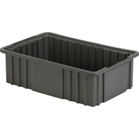 Divider Box, Polyethylene, 16.5" W x 10.9" D x 5" H, Grey Auto-Cam