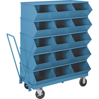 Bacs sectionnels superposables Stackbin<sup>MD</sup> - Chariots CA809 | Auto-Cam