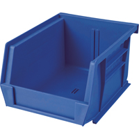 Plastic Bin, 8-1/4" W x 9" H x 18" D, Blue CB114 | Auto-Cam