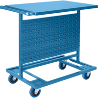 Bin Carts - Cart Only, Double-sided, 24" W x 38-1/2" D x 36-1/2" H Auto-Cam