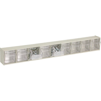 Tip-Out Bins Modular Storage System, 23-5/8" W x 2-1/2" D x 3-1/8" H, 9 Drawers Auto-Cam