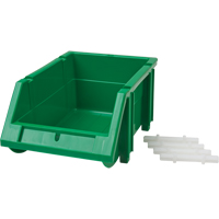Stack & Hang Bin, 4-13/16" W x 3-3/16" H x 7-1/8" D, Green Auto-Cam
