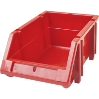 Stack & Hang Bin, 5-7/8" W x 4-11/16" H x 9-13/16" D, Red Auto-Cam