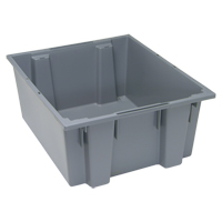 Contenants Stack & Nest, 10" x 23,5" x 19,5", Gris Auto-Cam