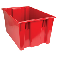 Stack & Nest Totes, 15" x 29.5" x 19.5", Red Auto-Cam