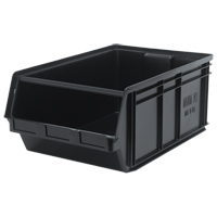 Bac MAGNUM en mat&eacute;riau recycl&eacute;, 11-7/8" ha x 18-3/8" la x 29" p, Capacit&eacute; de 150 lb, Noir Auto-Cam