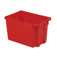 Contenants Stack-N-Nest Polylewton, 12,1" x 19,4" x 12,9", Rouge Auto-Cam