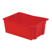 Contenants Stack-N-Nest Polylewton, 10,5" x 26,1" x 18,7", Rouge Auto-Cam