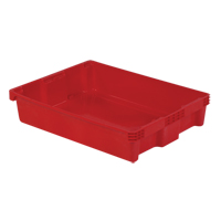 Contenants Stack-N-Nest Polylewton, 6,1" x 29,6" x 22,4", Rouge Auto-Cam