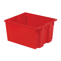 Contenants Stack-N-Nest Polylewton, 13" x 24" x 20", Rouge Auto-Cam