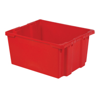 Contenants Stack-N-Nest Polylewton, 15,1" x 30,1" x 24", Rouge Auto-Cam