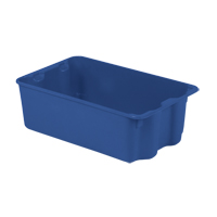Contenants Stack-N-Nest Polylewton, 7,9" x 24" x 14,1", Bleu Auto-Cam