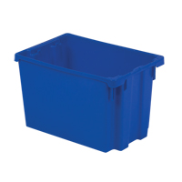 Contenants Stack-N-Nest Polylewton, 12,1" x 19,4" x 12,9", Bleu Auto-Cam