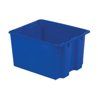 Contenants Stack-N-Nest Polylewton, 12" x 21" x 17", Bleu Auto-Cam
