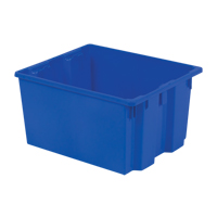 Contenants Stack-N-Nest Polylewton, 13" x 24" x 20", Bleu Auto-Cam