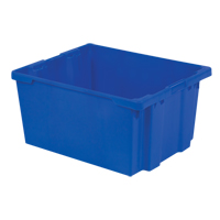 Contenants Stack-N-Nest Polylewton, 15,1" x 30,1" x 24", Bleu Auto-Cam