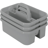 BOITE RANGEMENT,OUTILS,18 1/4X13 3/4X8 3/4,GRIS, 8-3/4" x 13-3/8" x 13-3/8", Gris Auto-Cam