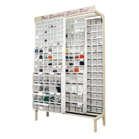 Free-Standing Tip-Out Bins Slider System, 48" W x 18" D x 77" H, 364 Drawers Auto-Cam