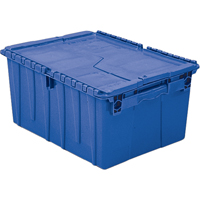 Contenants de distribution Flipak en plastique poly&eacute;thyl&egrave;ne (PE), 11,8" x 9,8" x 7,7", Bleu Auto-Cam