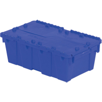 Contenants de distribution Flipak en plastique poly&eacute;thyl&egrave;ne (PE), 19,7" x 11,8" x 7,3", Bleu Auto-Cam