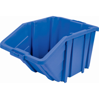 Bac g&eacute;ant en plastique, 15-1/2" la x 13" H x 25" p, Bleu, Capacit&eacute; 200 lb Auto-Cam