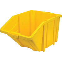 Bac g&eacute;ant en plastique, 15-1/2" la x 13" H x 25" p, Jaune, Capacit&eacute; 200 lb Auto-Cam