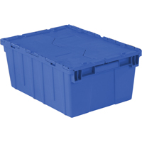 Contenants de distribution Flipak en plastique poly&eacute;thyl&egrave;ne (PE), 21,9" x 15,2" x 9,3", Bleu Auto-Cam