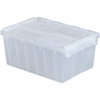 Contenants de distribution Flipak en plastique polypropyl&egrave;ne (PP), 21,8" x 15,2" x 9,3", Transparent Auto-Cam