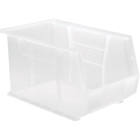 Clear-View Ultra Stack & Hang Bin, 8-1/4" W x 8" H x 13-5/8" D, Clear Auto-Cam