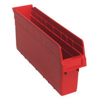 Bacs pour &eacute;tag&egrave;re Store-Max, 4-3/8" la x 8" H x 17-7/8" p, Rouge, Capacit&eacute; 56 lb Auto-Cam