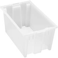Contenant robuste Stack & Nest, 9" x 11" x 18", Transparent Auto-Cam