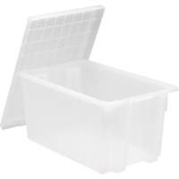 Contenant robuste Stack & Nest, 15" x 19,5" x 29,5", Transparent Auto-Cam