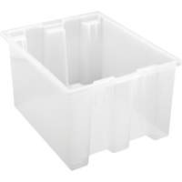 Contenant robuste Stack & Nest, 10" x 15,5" x 19,5", Transparent Auto-Cam