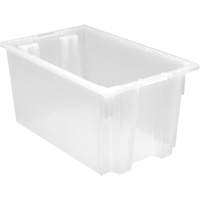 Contenant robuste Stack & Nest, 12" x 19,5" x 23,5", Transparent Auto-Cam