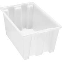 Contenant robuste Stack & Nest, 15" x 19,5" x 29,5", Transparent Auto-Cam