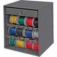 Wire and Terminal Storage Cabinet, Steel, 1 Drawers, 15-9/16" x 11-7/8" x 16-3/8", Grey Auto-Cam