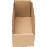 Deep Corrugated Parts Bins, 3-3/4" W x 11-1/4" D x 4-1/2" H, Beige Auto-Cam