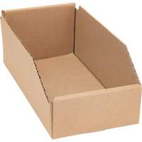 Deep Corrugated Parts Bins, 5-3/4" W x 11-1/4" D x 4-1/2" H, Beige Auto-Cam