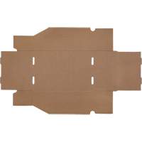 Deep Corrugated Parts Bins, 7-5/8" W x 11-5/16" D x 4-1/2" H, Beige Auto-Cam