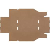Deep Corrugated Parts Bins, 8-3/4" W x 11-1/4" D x 4-1/2" H, Beige Auto-Cam